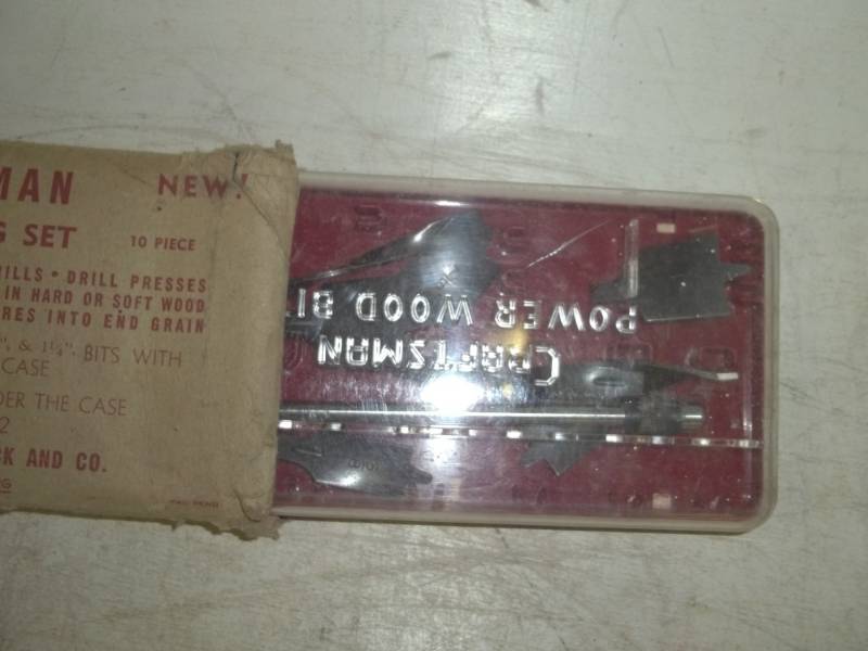 Craftsman Wood Boring Set