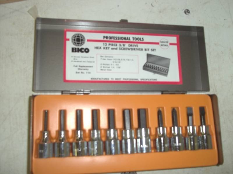 38 hex Key and Screwdriver set