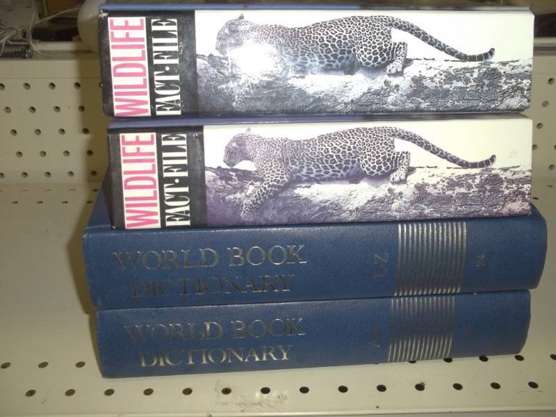 Dictionarys and Wildlife books