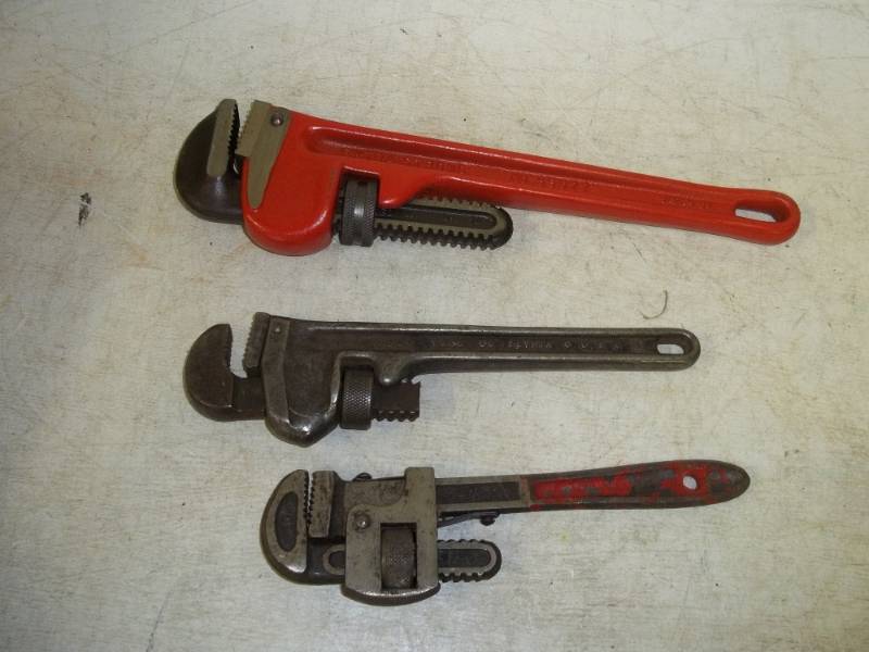 3 Pipe Wrenches