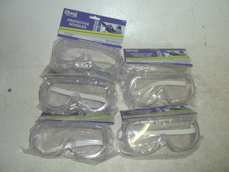 5 Safety Goggles