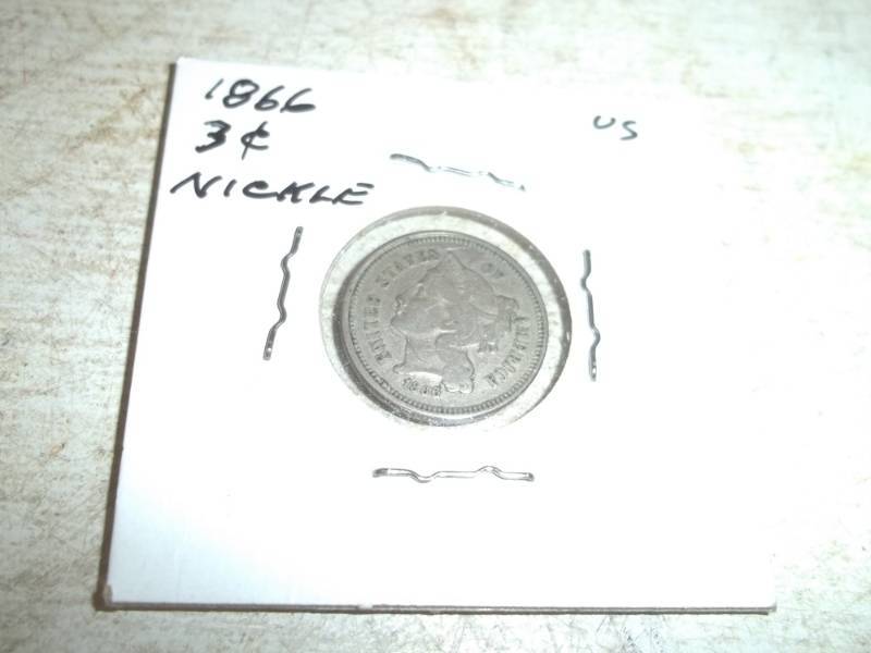 1866 3 Cent Nickel