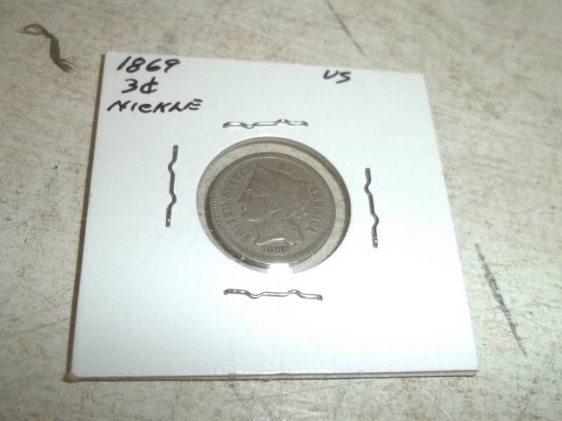 1869 3 Cent Nickel