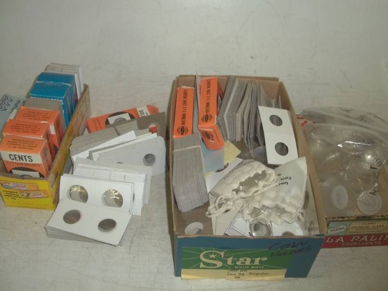 Coin Mounts assorted sizes