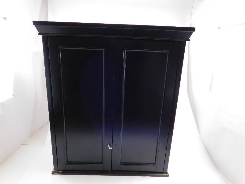 Foremost 25 Transitional Wall Cabinet - Black Finish
