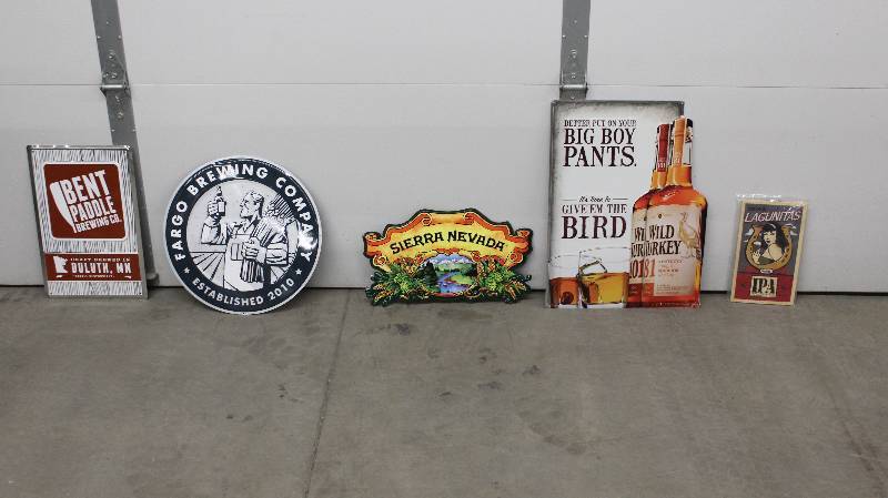 Metal Beer & Liquor Signs
