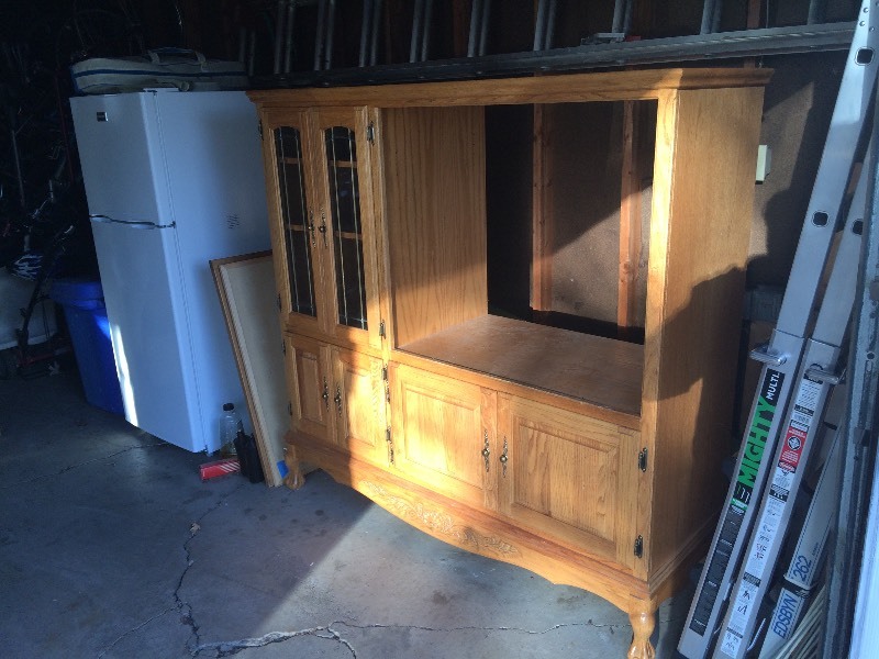 Oak Entertainment Center