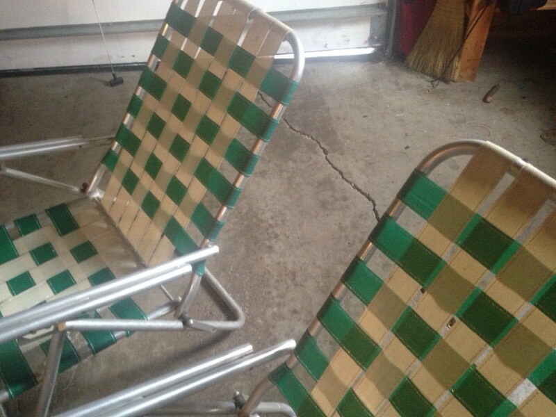 Pair of Vintage Folding Lounge Lawn Chairs
