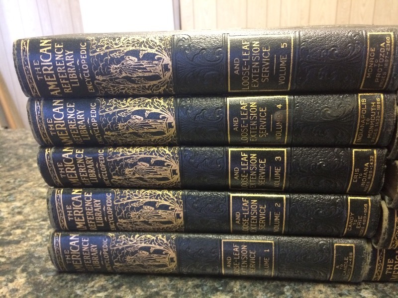 10 Volumes American Reference Library