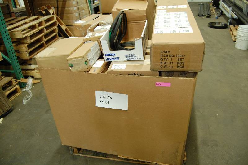 RESELLERS-Full Pallet of V-Belts-Mixed Sizes