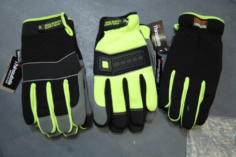 Insulated Work Gloves-3 Pair-Large