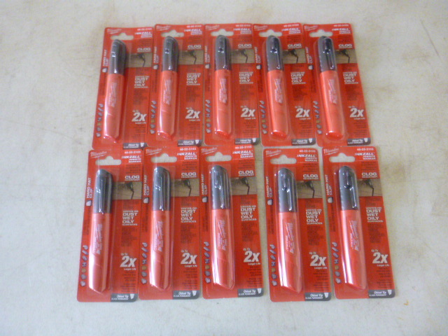 10 Milwaukee Inkzall Jobsite Markers