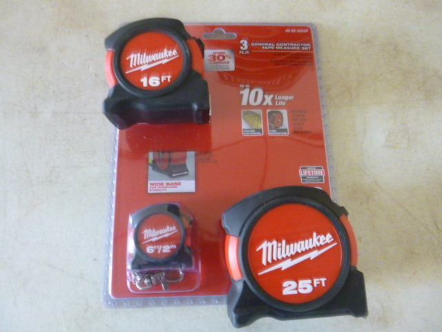 Milwaukee General Contractor Tape Measure Set