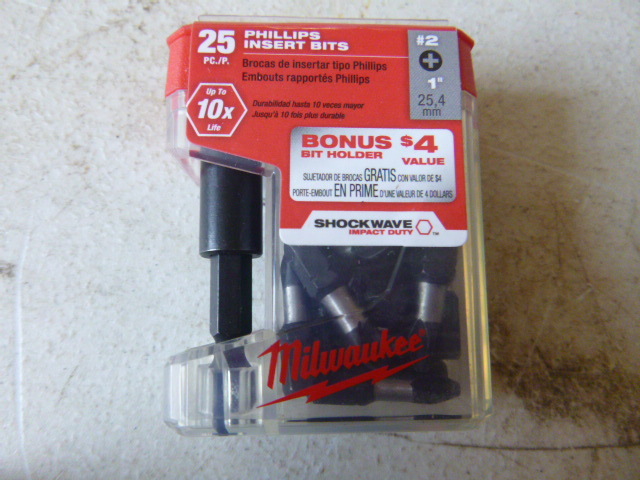 Milwaukee Phillips Insert Bits