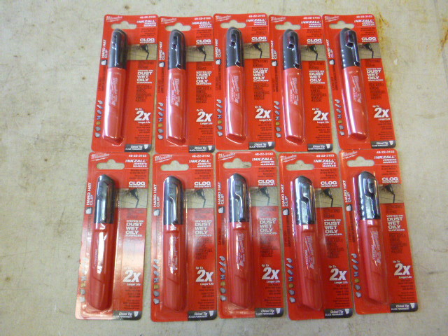 10 Milwaukee Inkzall Jobsite Markers