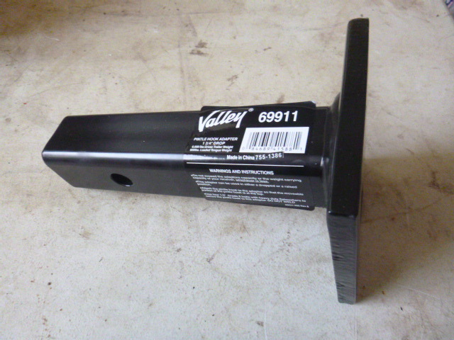 Valley Pintle Hook Adapter