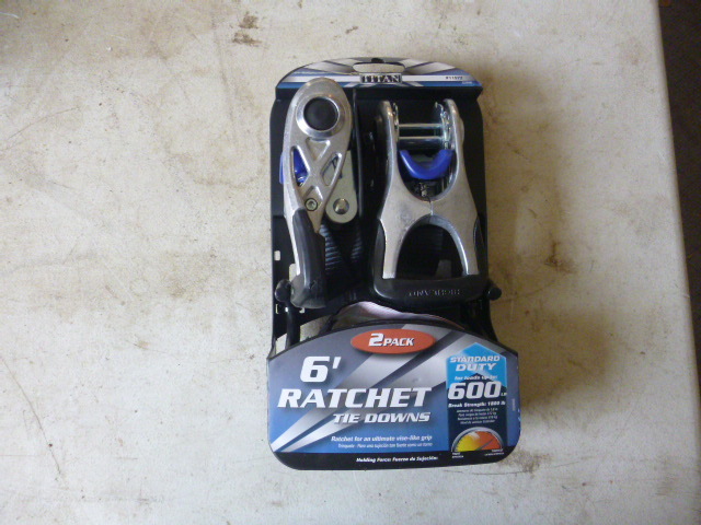 Highland Titan Ratchet Tie Downs with J Hooks