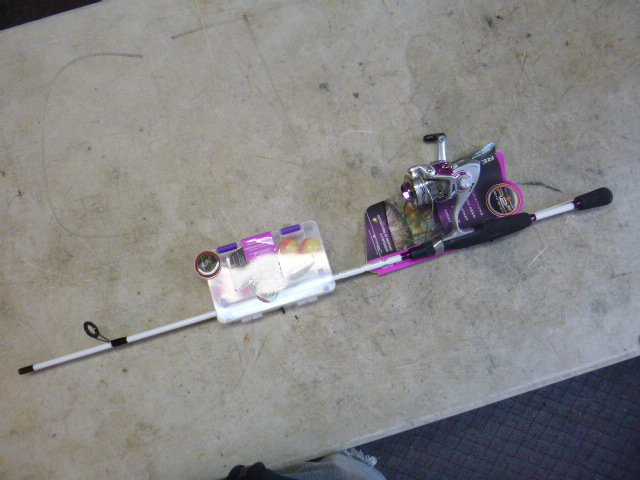 South Bend Ready to Fish Rod and Reel with Tackle