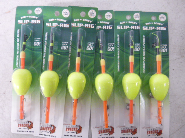 6 Rod-N-Bobs Slip-Rig Pre-Rigged Slip Bobbers