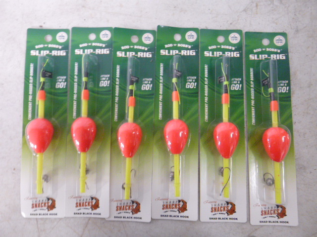 6 Rod-N-Bobs Slip-Rig Pre-Rigged Slip Bobbers