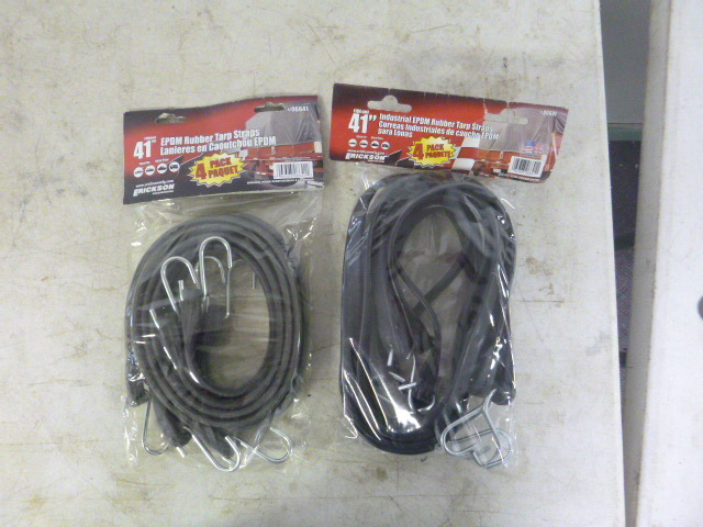 2 Packs of Erickson EPDM Rubber Tarp Straps