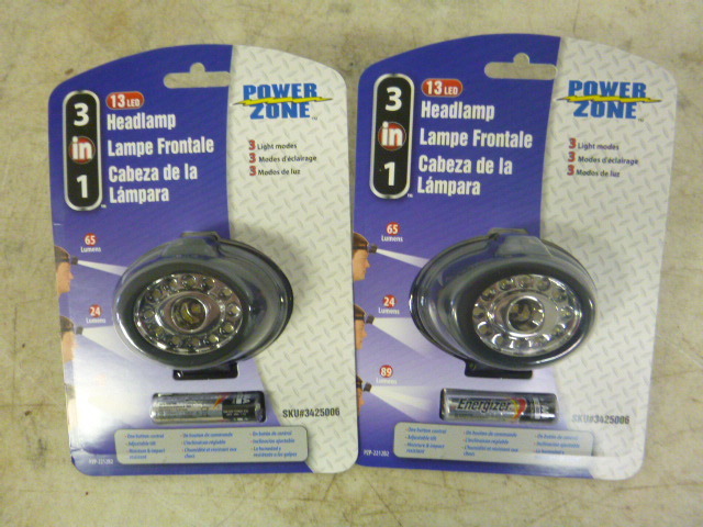 2 Power Zone Headlamps
