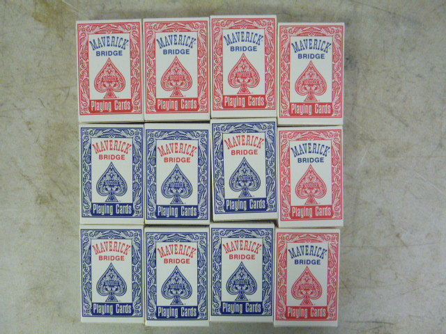 12 Decks of Maverick Bridge Cards