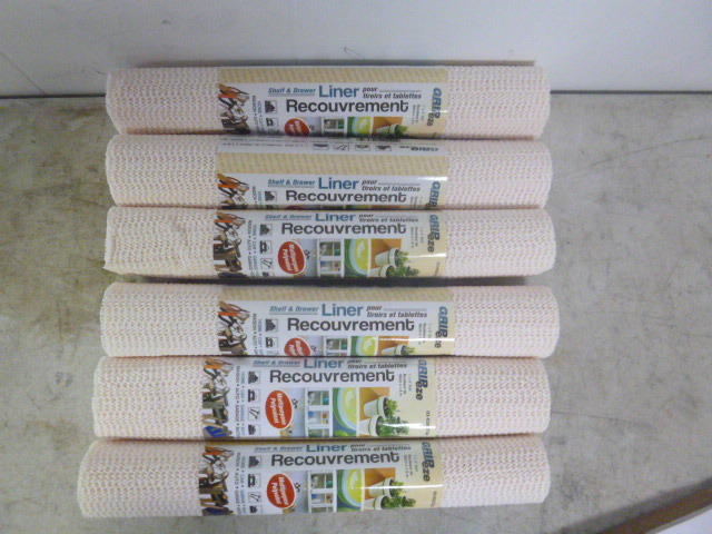 6 Grip-Eze Shelf and Drawer Liners