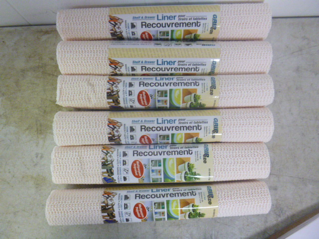 6 Grip-Eze Shelf and Drawer Liners