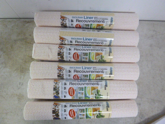 6 Grip-Eze Shelf and Drawer Liners