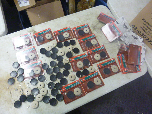 25 Packs of Feltac Felt Floor Savers