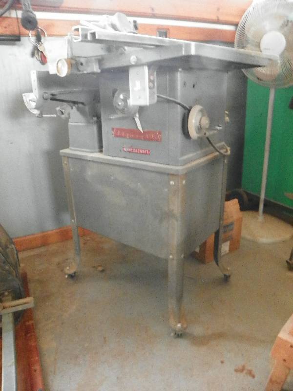 lot 6 image: HomeCraft table saw and jointer