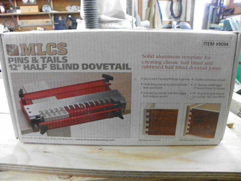 lot 25 image: MLCS Pins & Tails 12 Half Blind Dovetail template