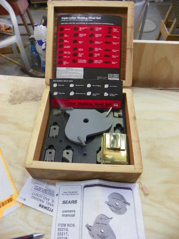 lot 28 image: Triple-cutter Molding Head Set
