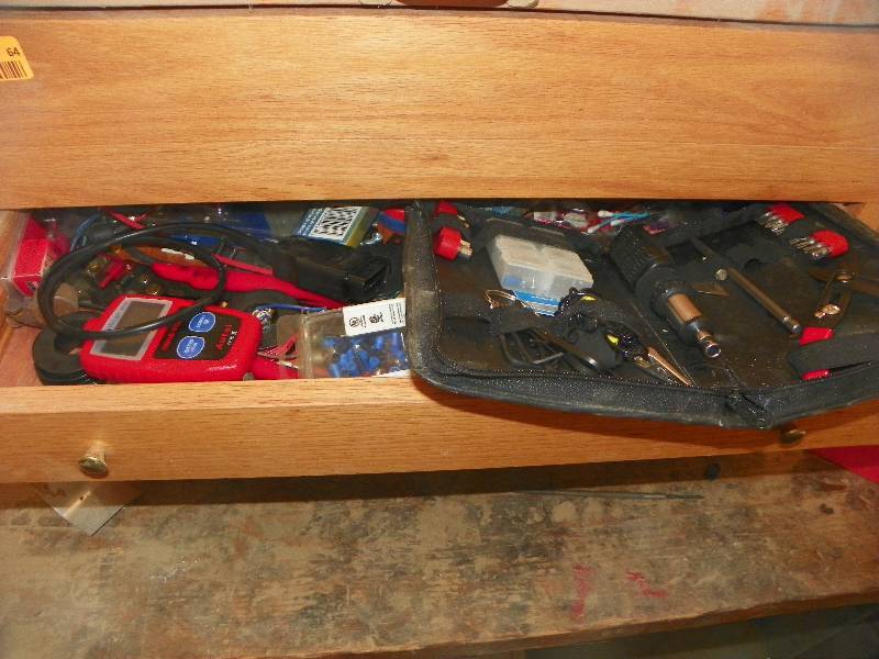 lot 66 image: Drawer of small tools