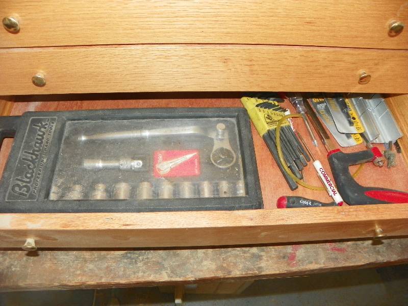 lot 68 image: Drawer of small tools