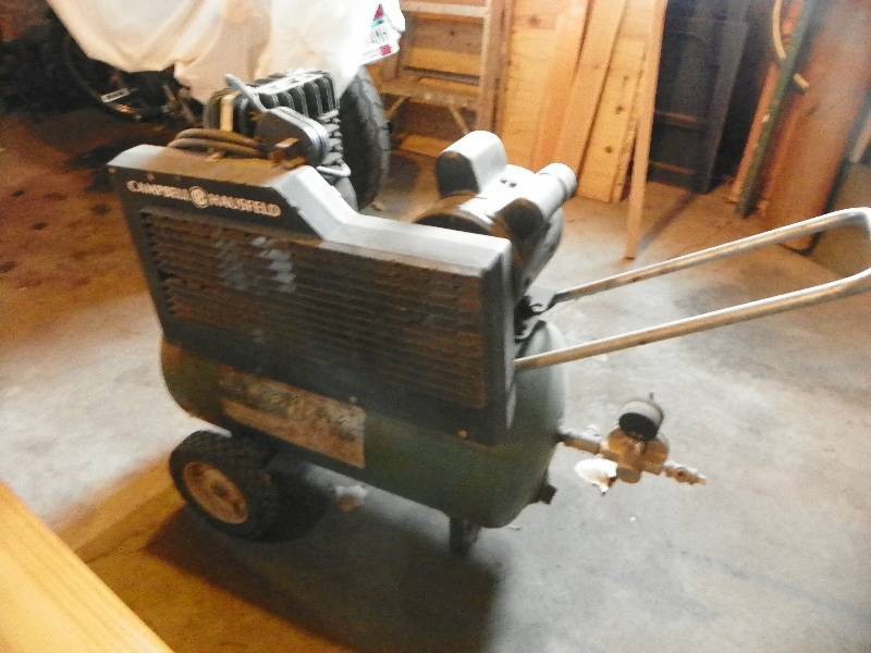 lot 117 image: Campbell Air Compressor
