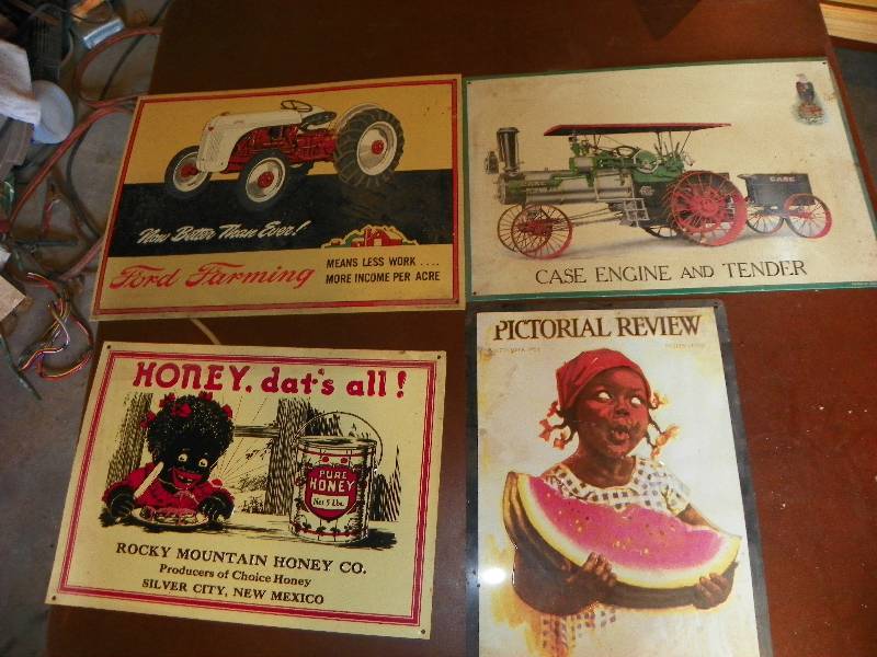 lot 169 image: Four Metal Signs