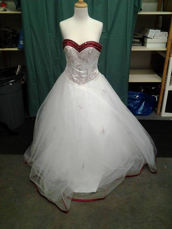 Mori Lee Satin Chiffon With Rhinestone