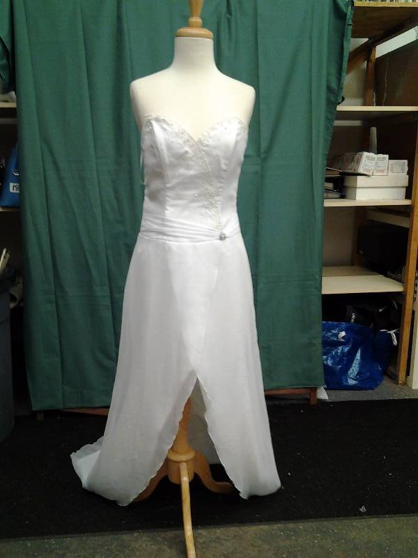 Destiny White With Rhinestone Size 10