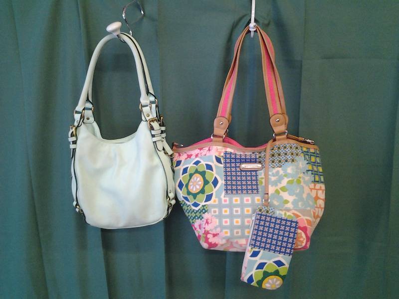 Rosetti Multicolored Handbag With Coin Purse & Mint Handbag