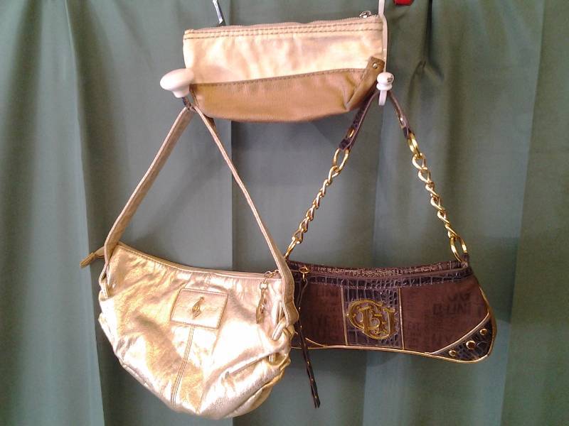 Babyphat Gold Metallic, G-Anit Clutch Wristlet, Cosmetic Bag
