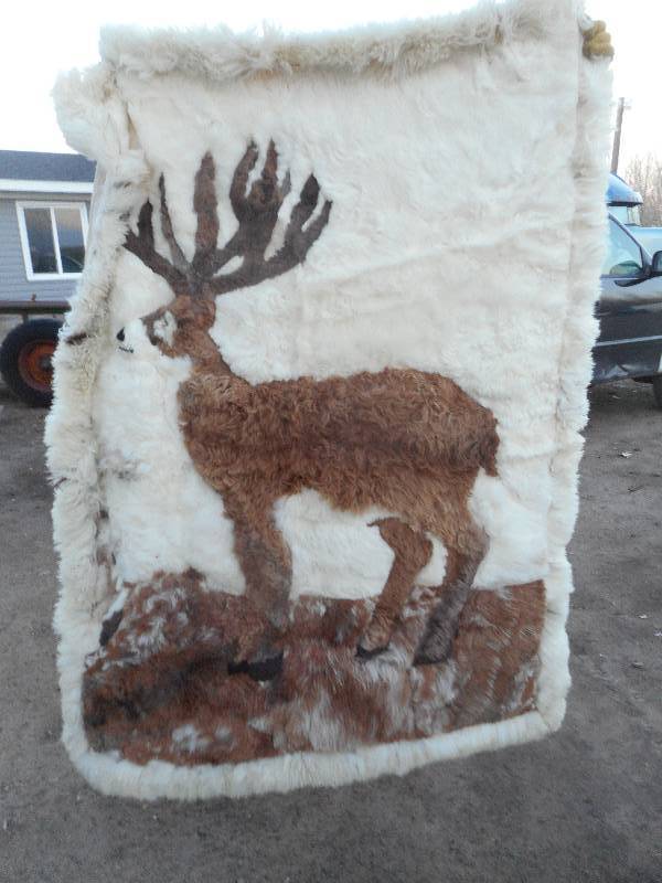 FUZZY DEER BLANKET