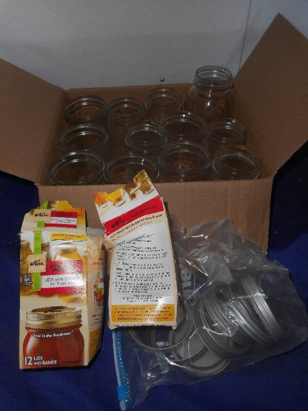 KERR AND BALL CANNING JARS