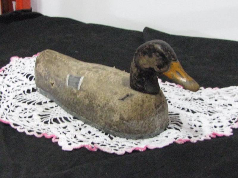 lot 17 image: Herters Drake Mallard Decoy