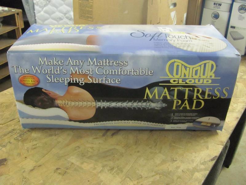 lot 36 image: Brand New Contour Cloud King Mattress Pad