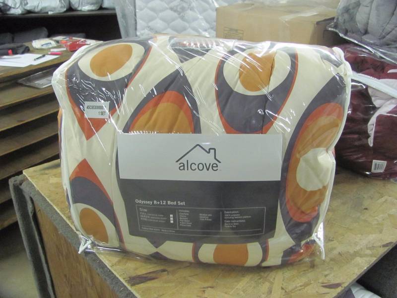 lot 49 image: Brand New alcove Odyssey 20 Piece Full Bedroom Set
