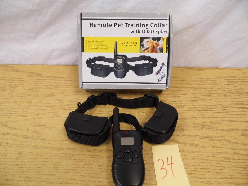 lot 34 image: Remote Pet Training Collar