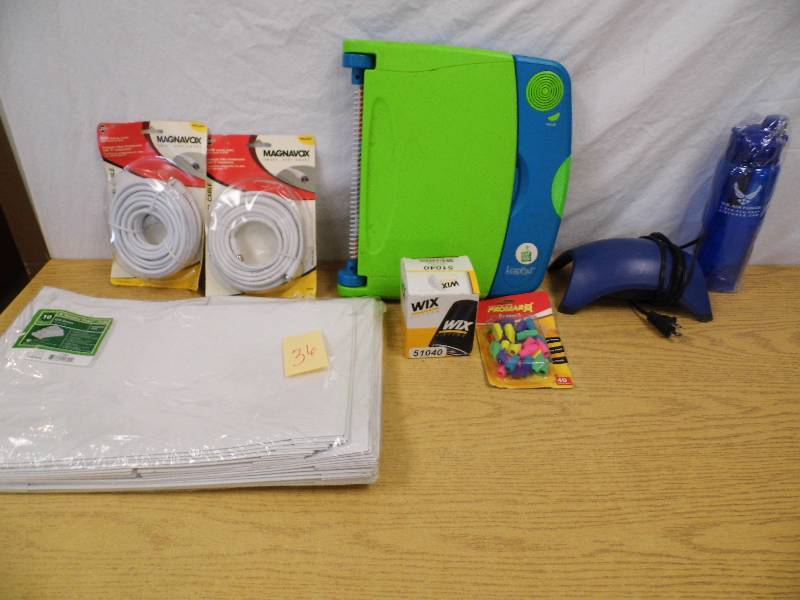 lot 36 image: Leap Pad - Coax Cable - Air Pump