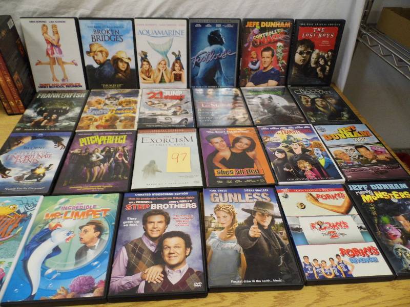lot 97 image: DVDs